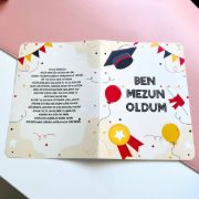 Mezuniyetli İsme Özel Karne Seti resmi